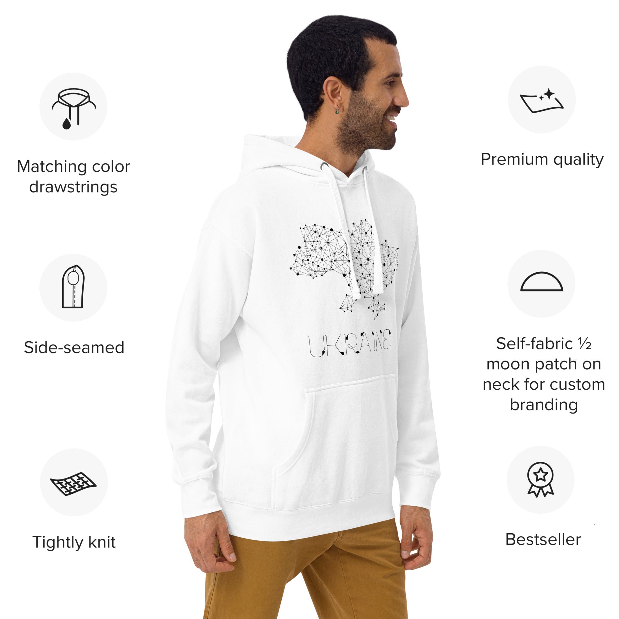 UKR Map Unisex Hoodie