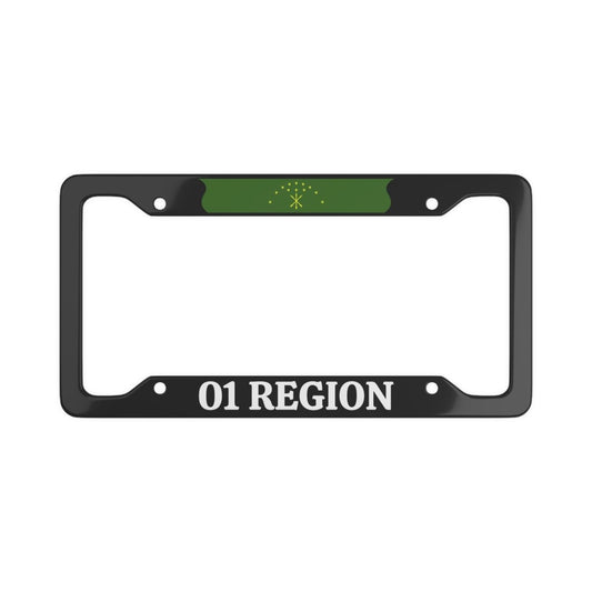 01 Region License Plate Frame - Cultics
