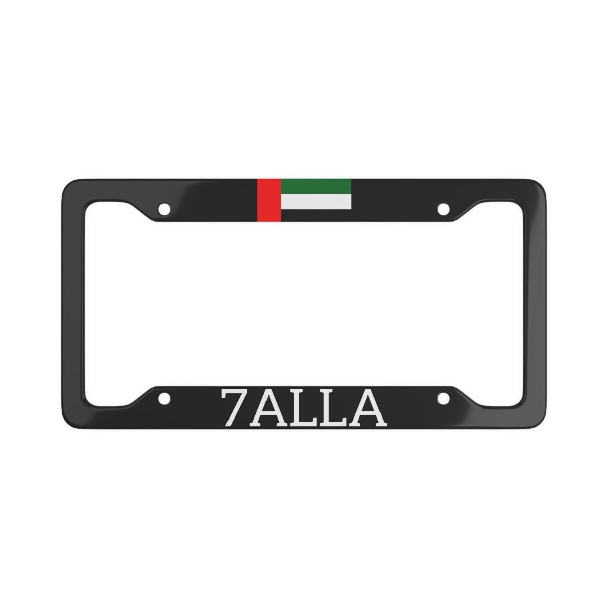 7ALLA with flag License Plate Frame - Cultics