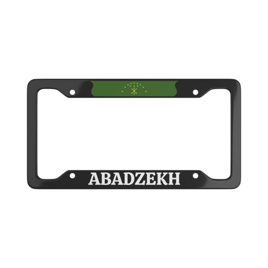 Abadzekh License Plate Frame - Cultics