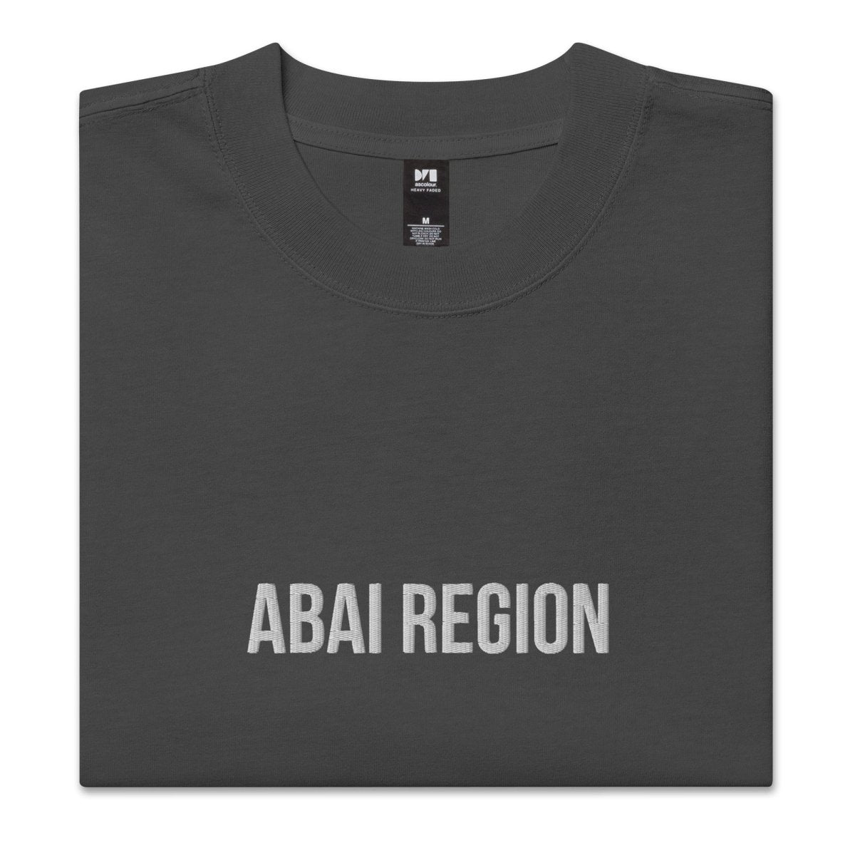 Abai Region KZ 18 Embroidered Oversized T-shirt - Cultics