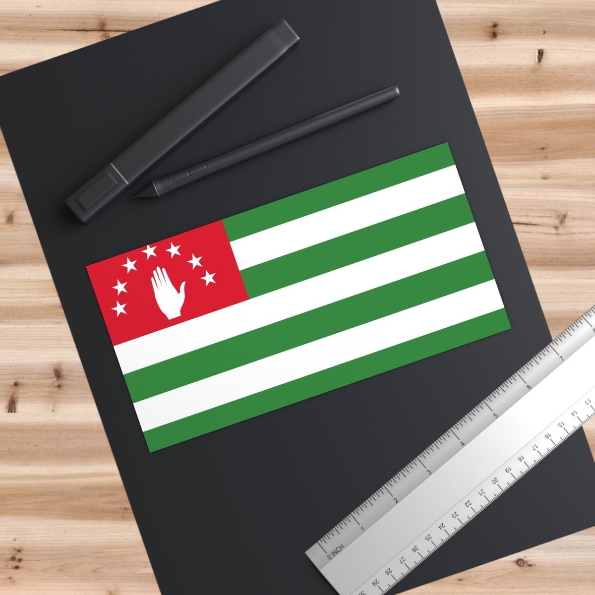 Abkhazia Flag Bumper Sticker - Cultics