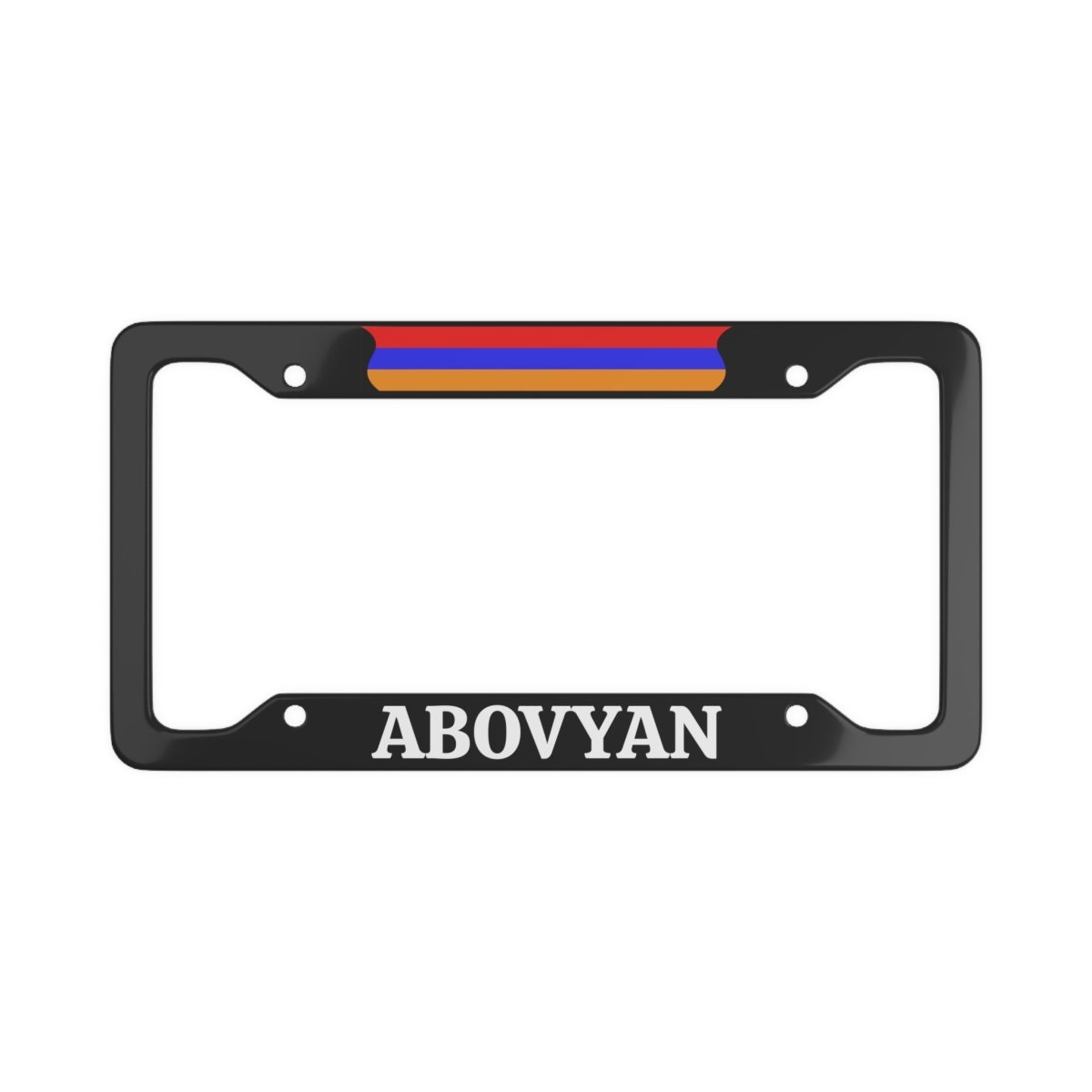 ABOVYAN Armenia with flag License Plate Frame - Cultics