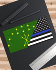 Adygea Law Enforcement Appreciation Flag Bumper Sticker - Cultics