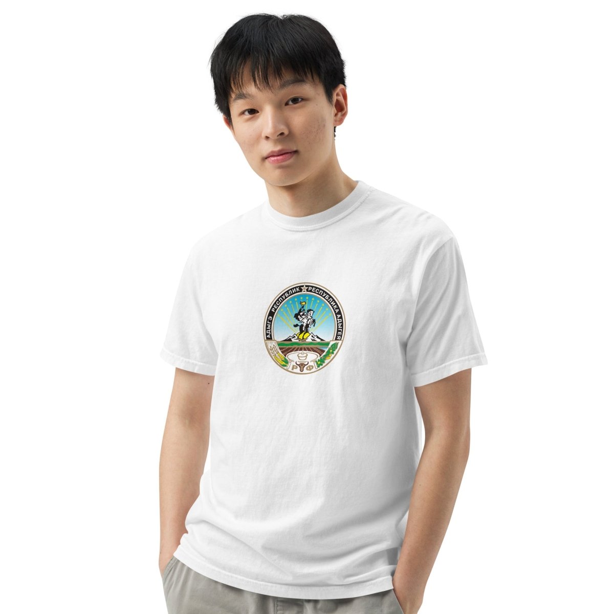 Adygea National Emblem Unisex T-shirt - Cultics