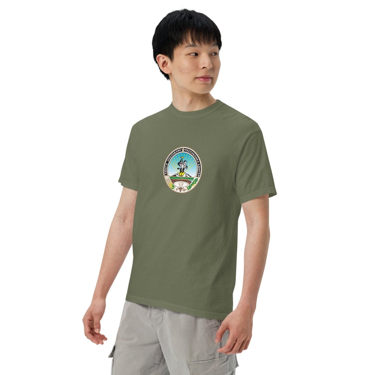 Adygea National Emblem Unisex T-shirt - Cultics