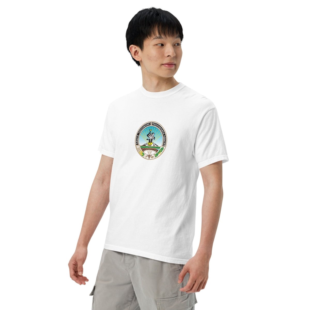Adygea National Emblem Unisex T-shirt - Cultics