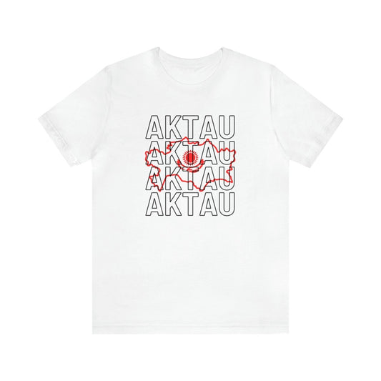 AKTAU Map Unisex T-Shirt - Cultics