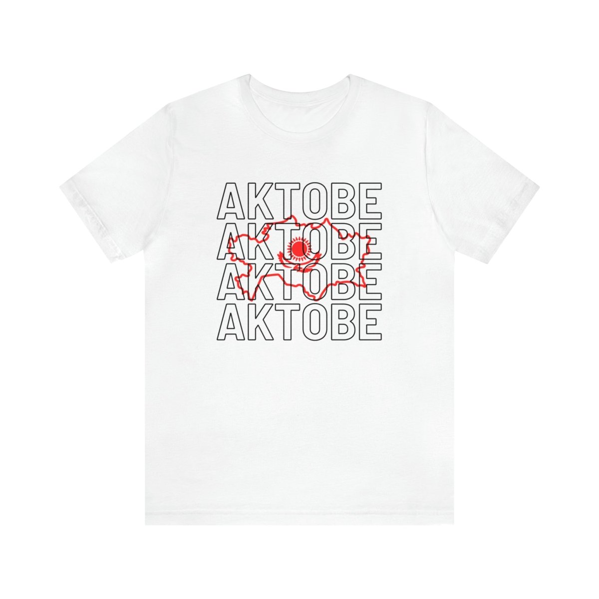 AKTOBE Map Unisex T-Shirt - Cultics