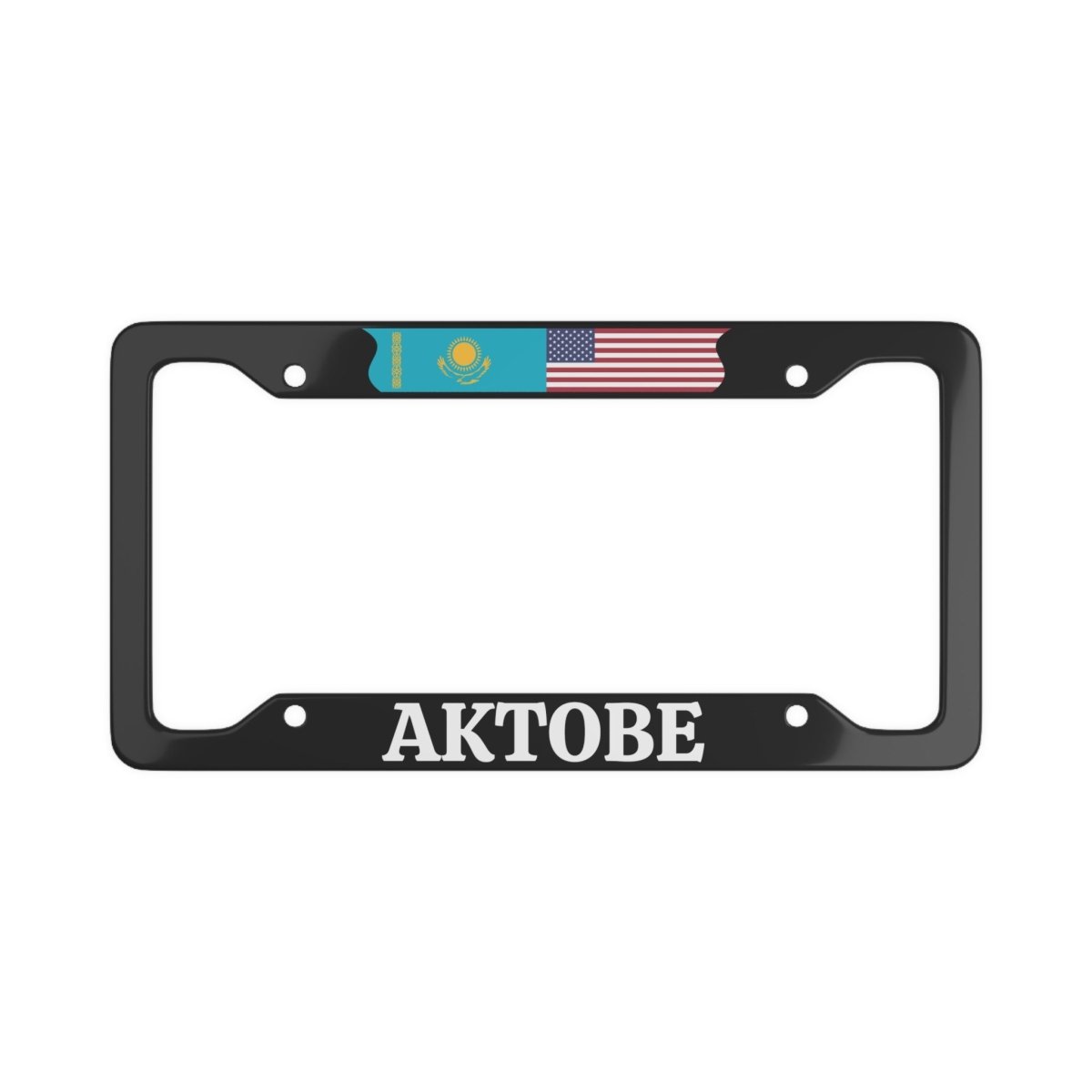 AKTOBE with flag License Plate Frame - Cultics