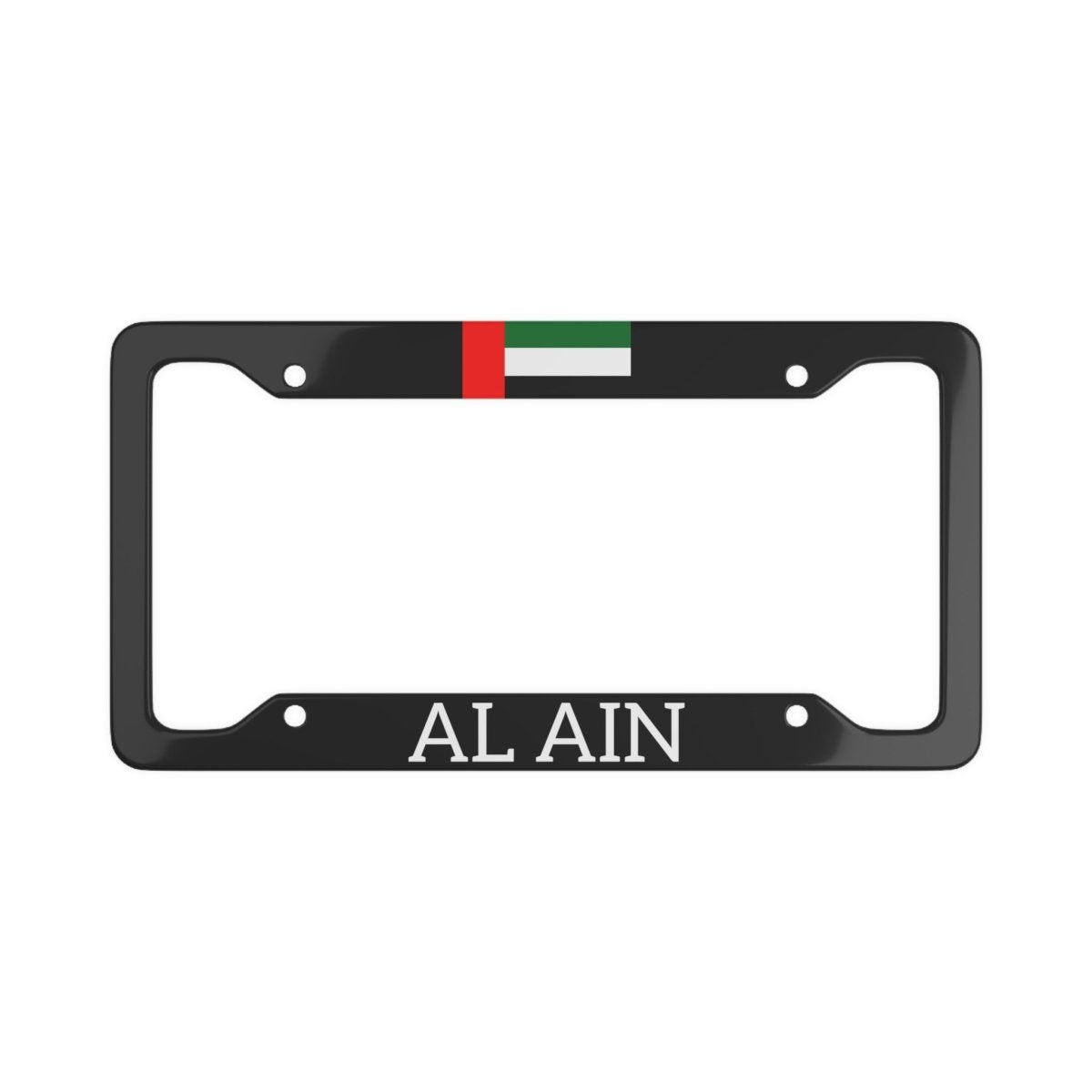 AL AIN with flag License Plate Frame - Cultics