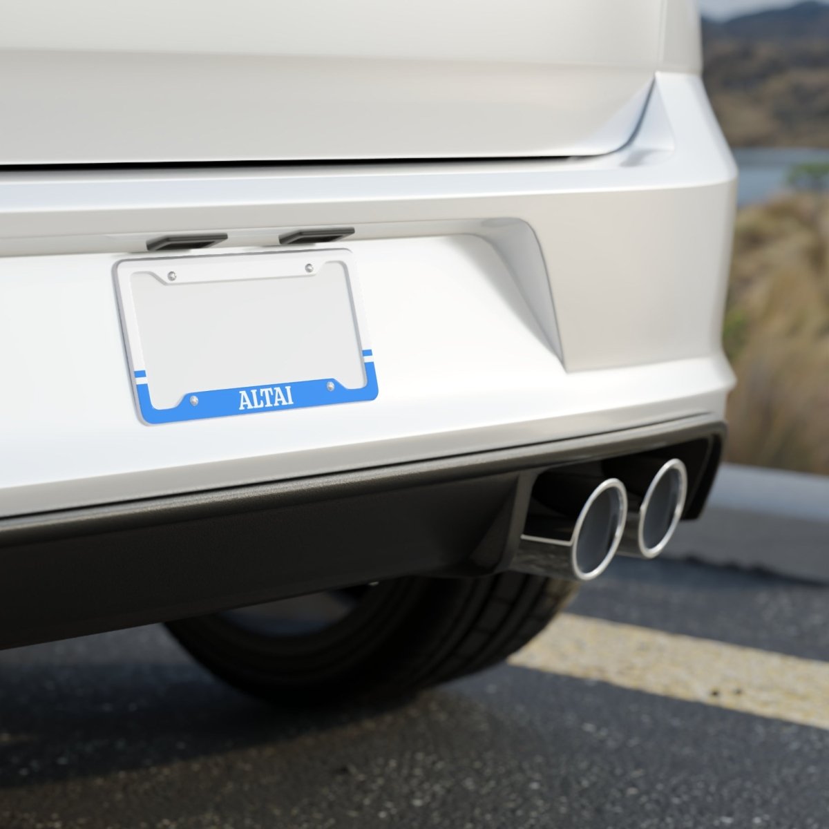 Altai Colorful License Plate Frame - Cultics