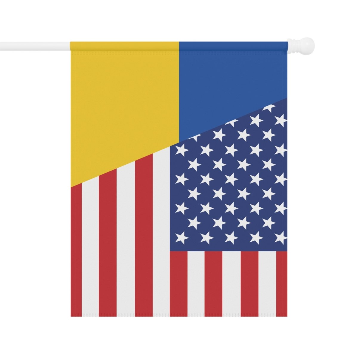 Americans support Ukraine Flag Garden & House Banner - Cultics