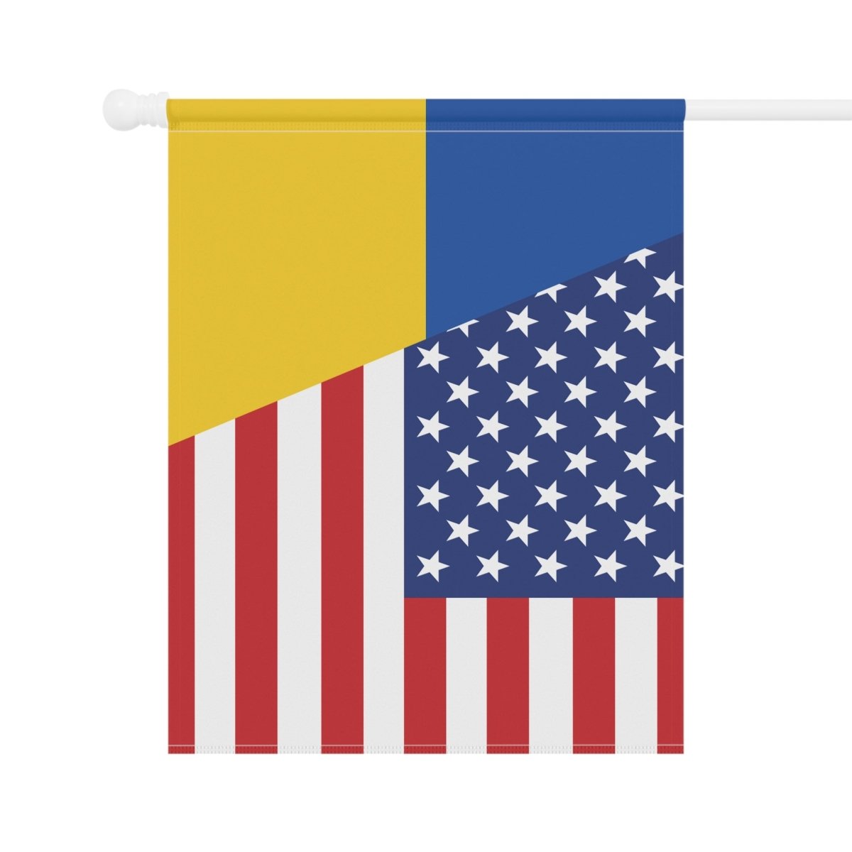 Americans support Ukraine Flag Garden & House Banner - Cultics
