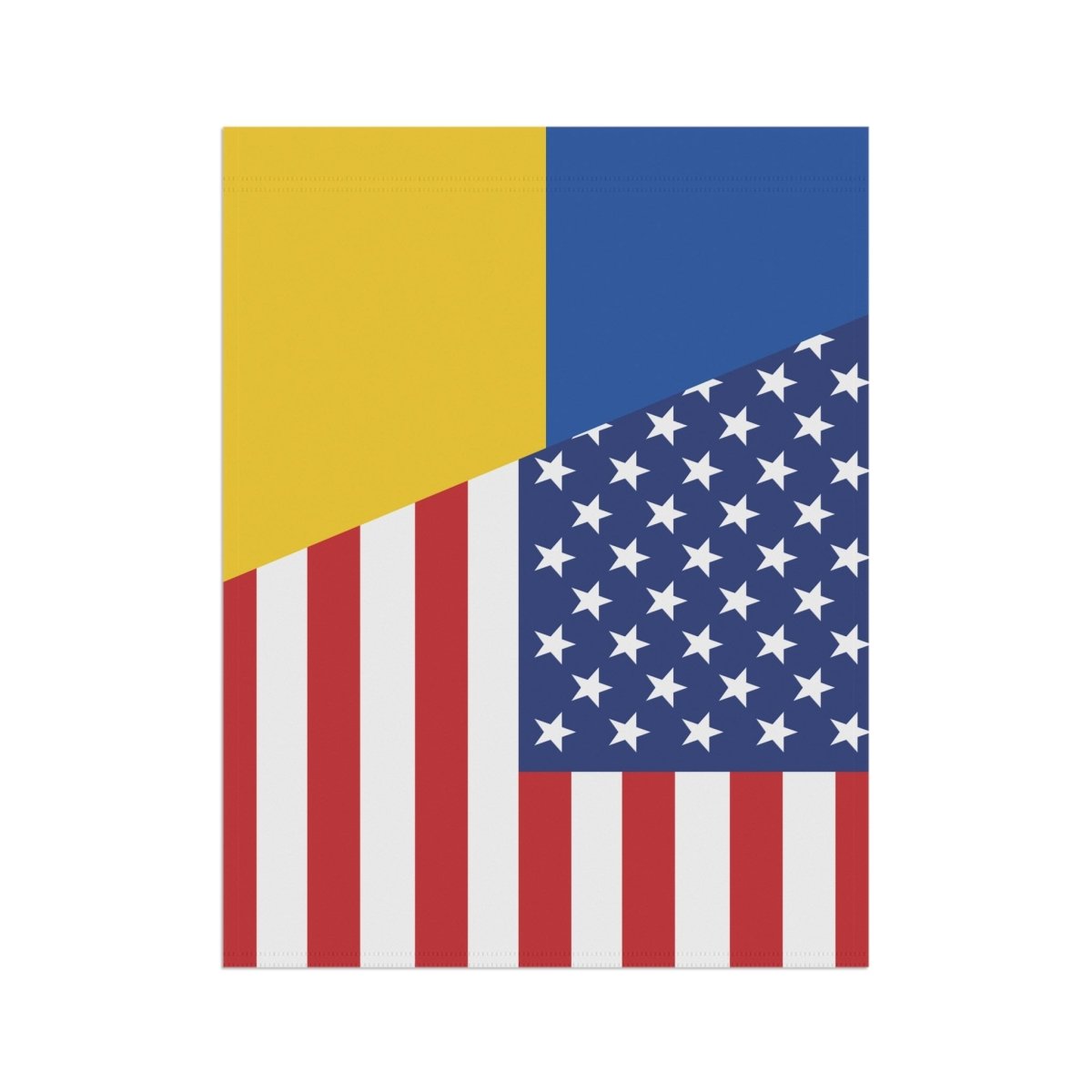 Americans support Ukraine Flag Garden & House Banner - Cultics