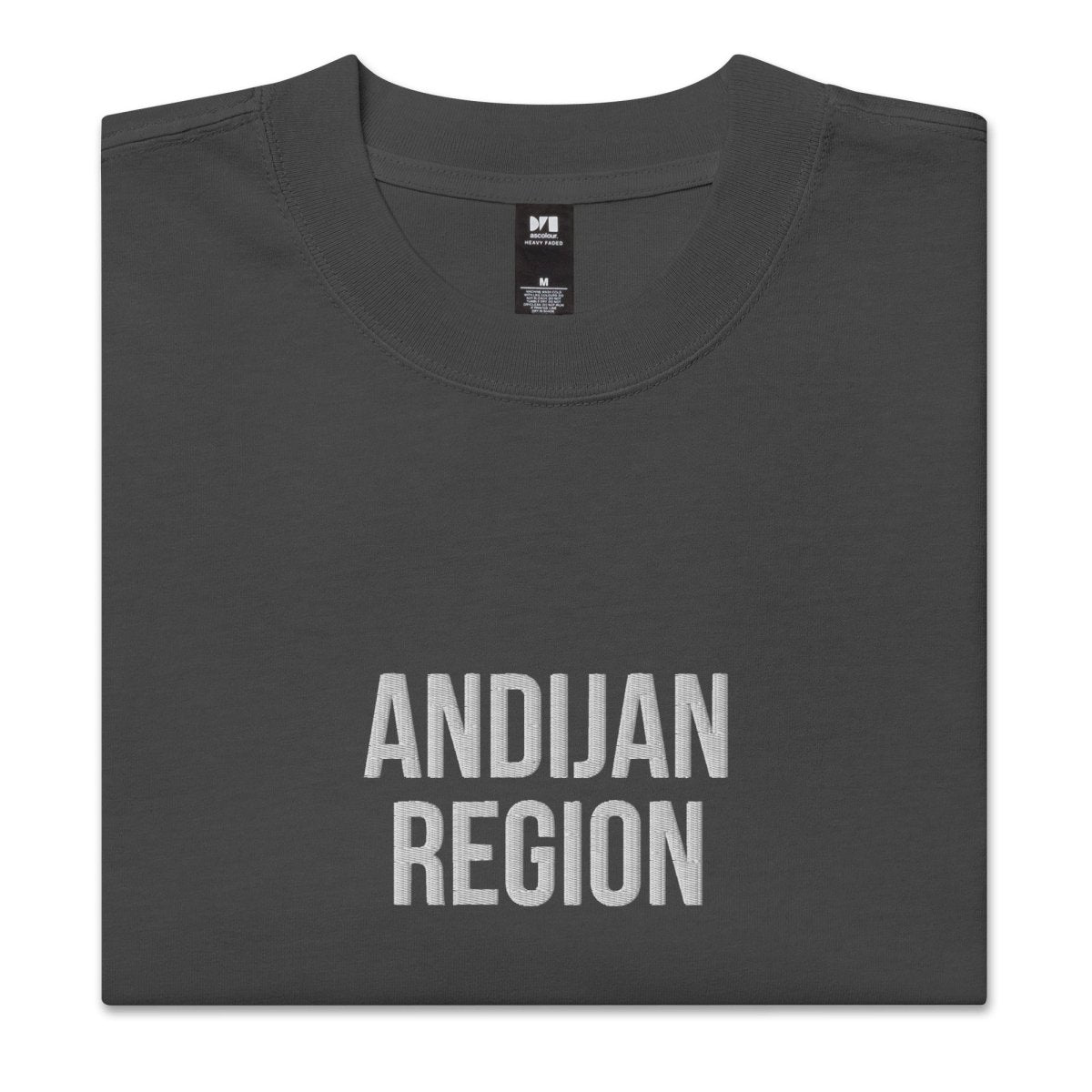 Andijan Region UZB Embroidered Oversized t-shirt - Cultics