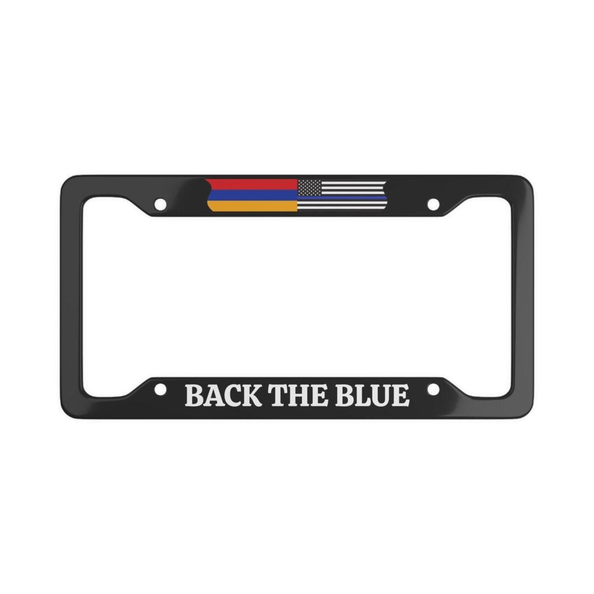 Armenia Back the Blue, Law Enforcement Appreciation License Plate Frame - Cultics
