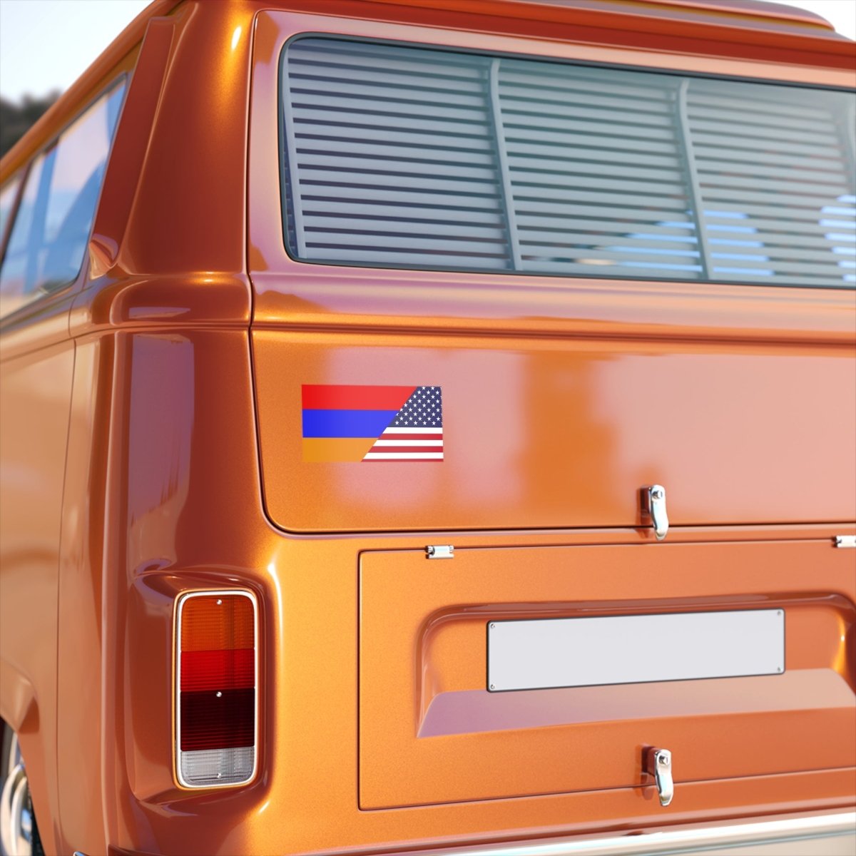 Armenian American Flag Bumper Stickers - Cultics