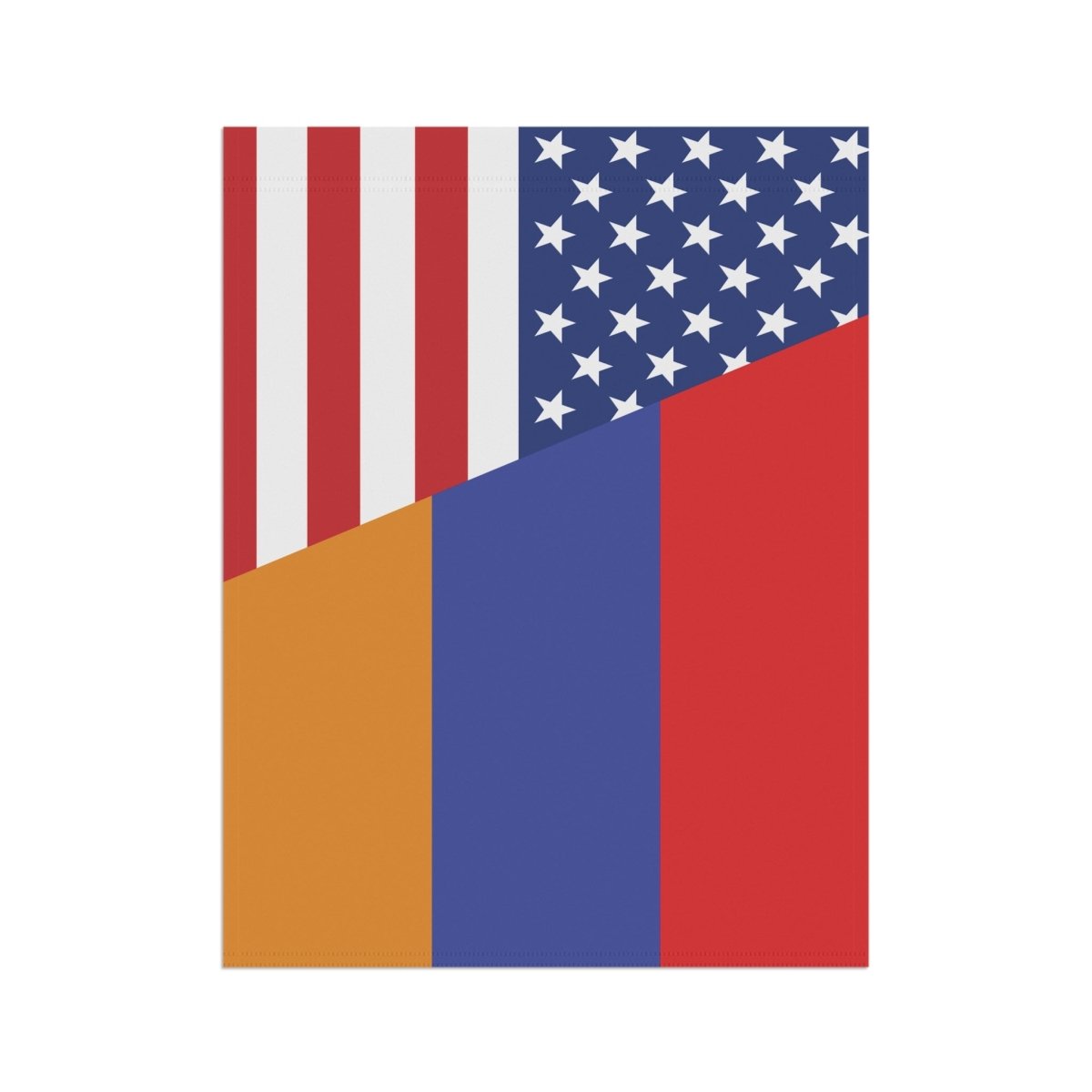 Armenian American Flag Garden & House Banner - Cultics