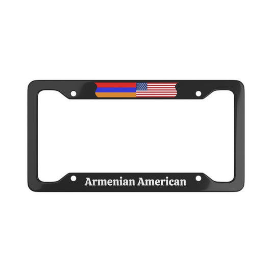 Armenian American License Plate Frame - Cultics