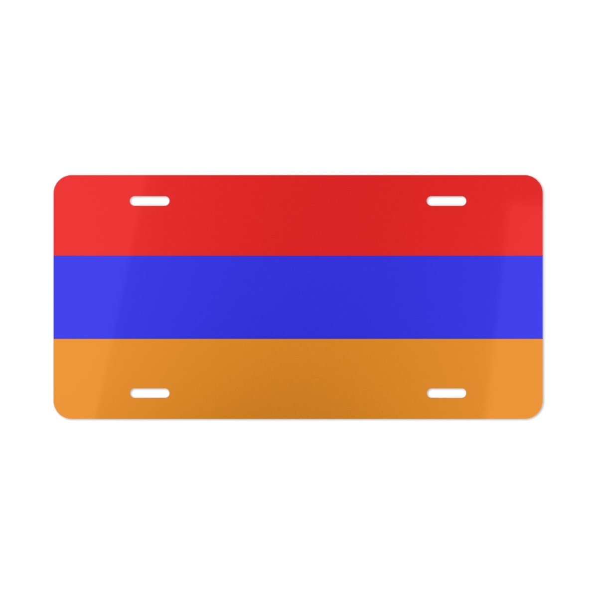 Armenian Flag Vanity Plate - Cultics