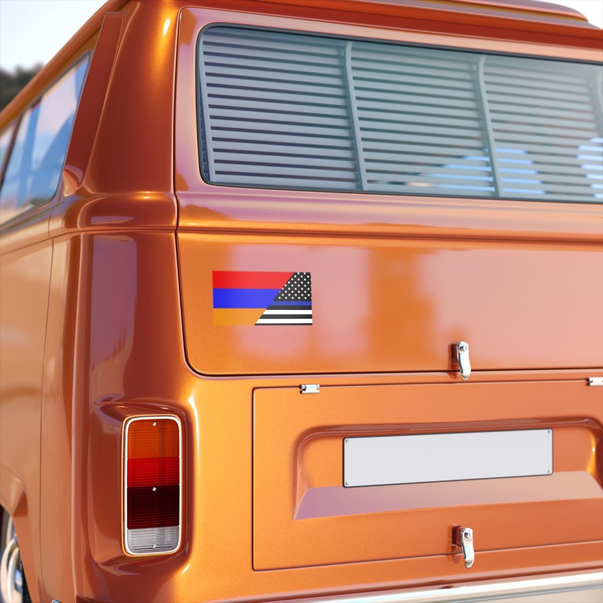 Armenians Support US Police Flag Bumper Stickers - Cultics