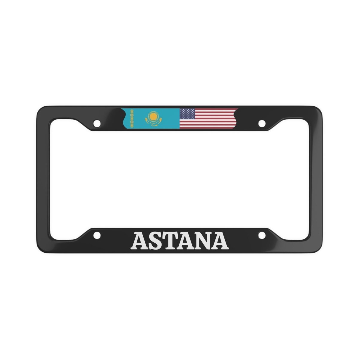 ASTANA with flag License Plate Frame - Cultics