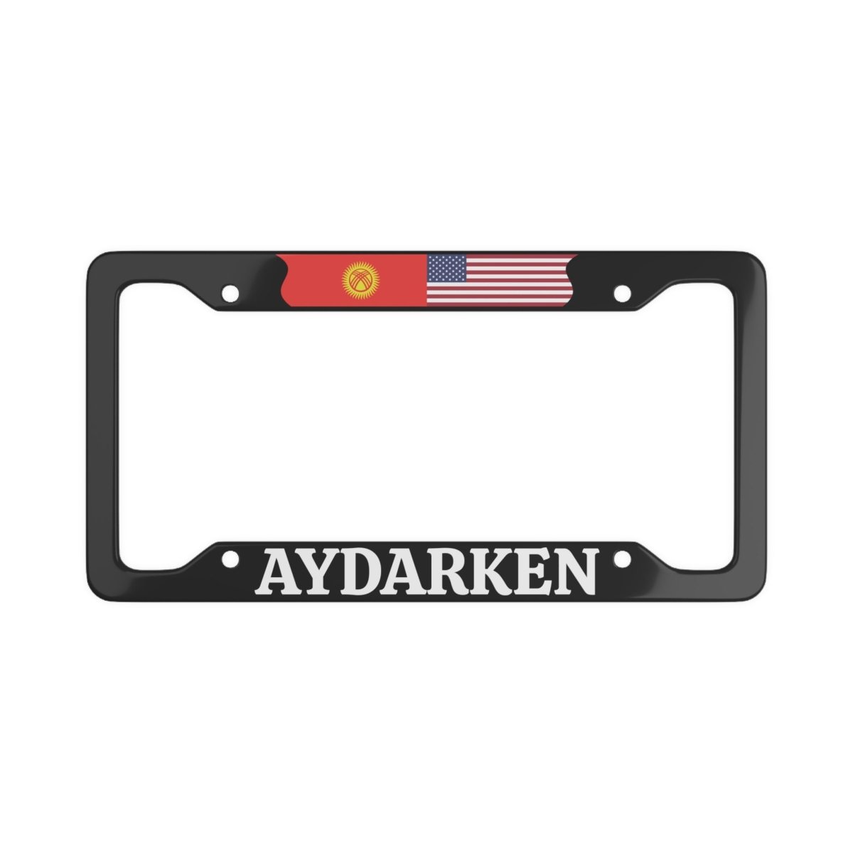 AYDARKEN with flag License Plate Frame - Cultics