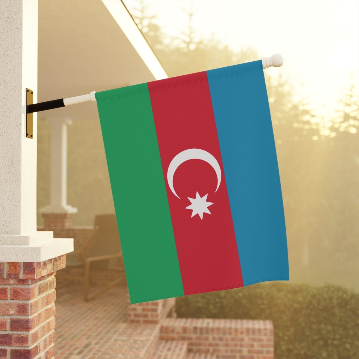 Azerbaijan Flag Garden & House Banner - Cultics