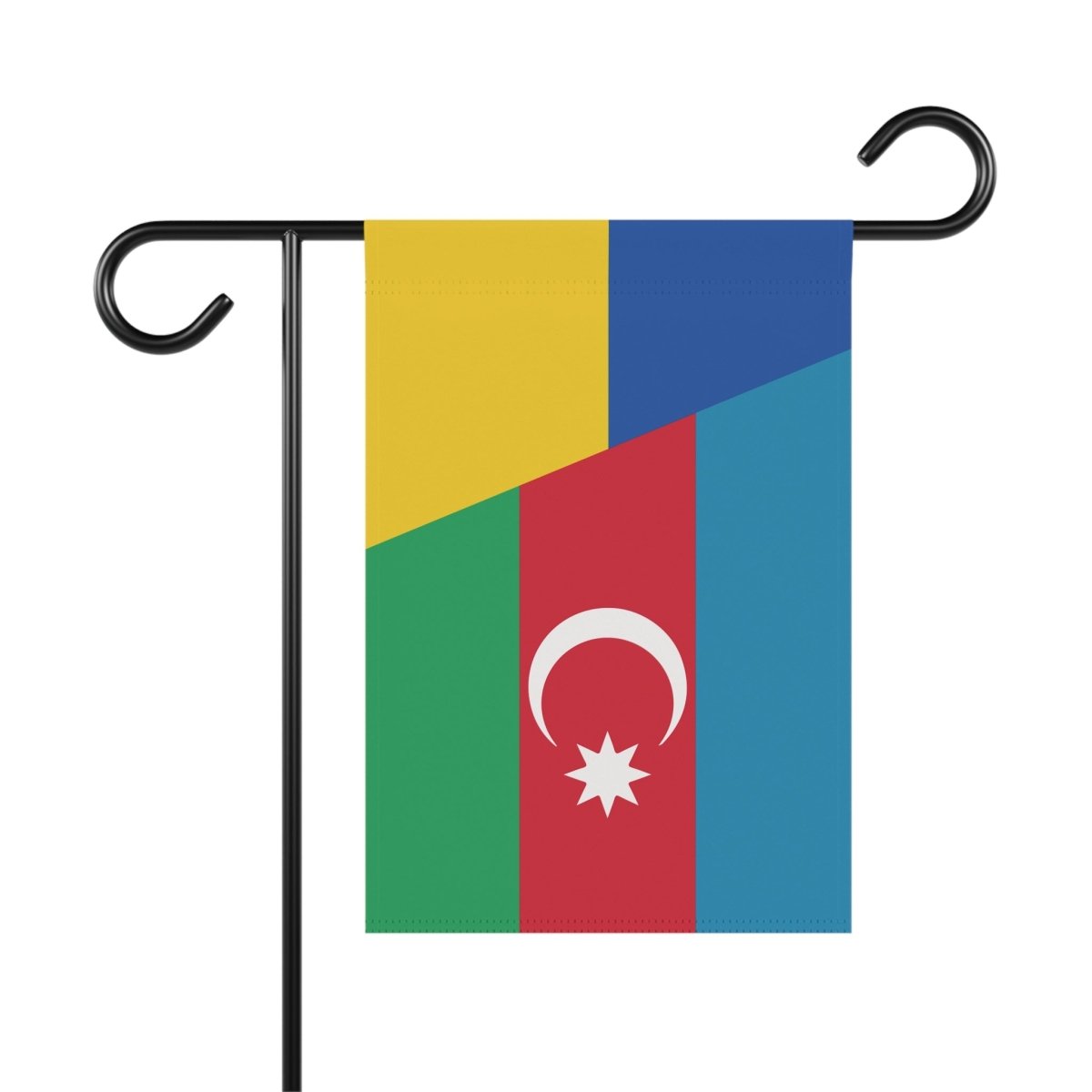 Azeri support Ukraine Flag Garden & House Banner - Cultics