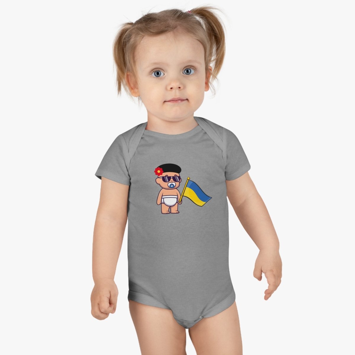 Baby Dmitro UKR Organic Bodysuit - Cultics