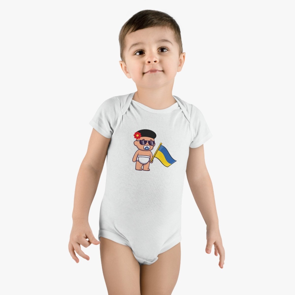 Baby Dmitro UKR Organic Bodysuit - Cultics