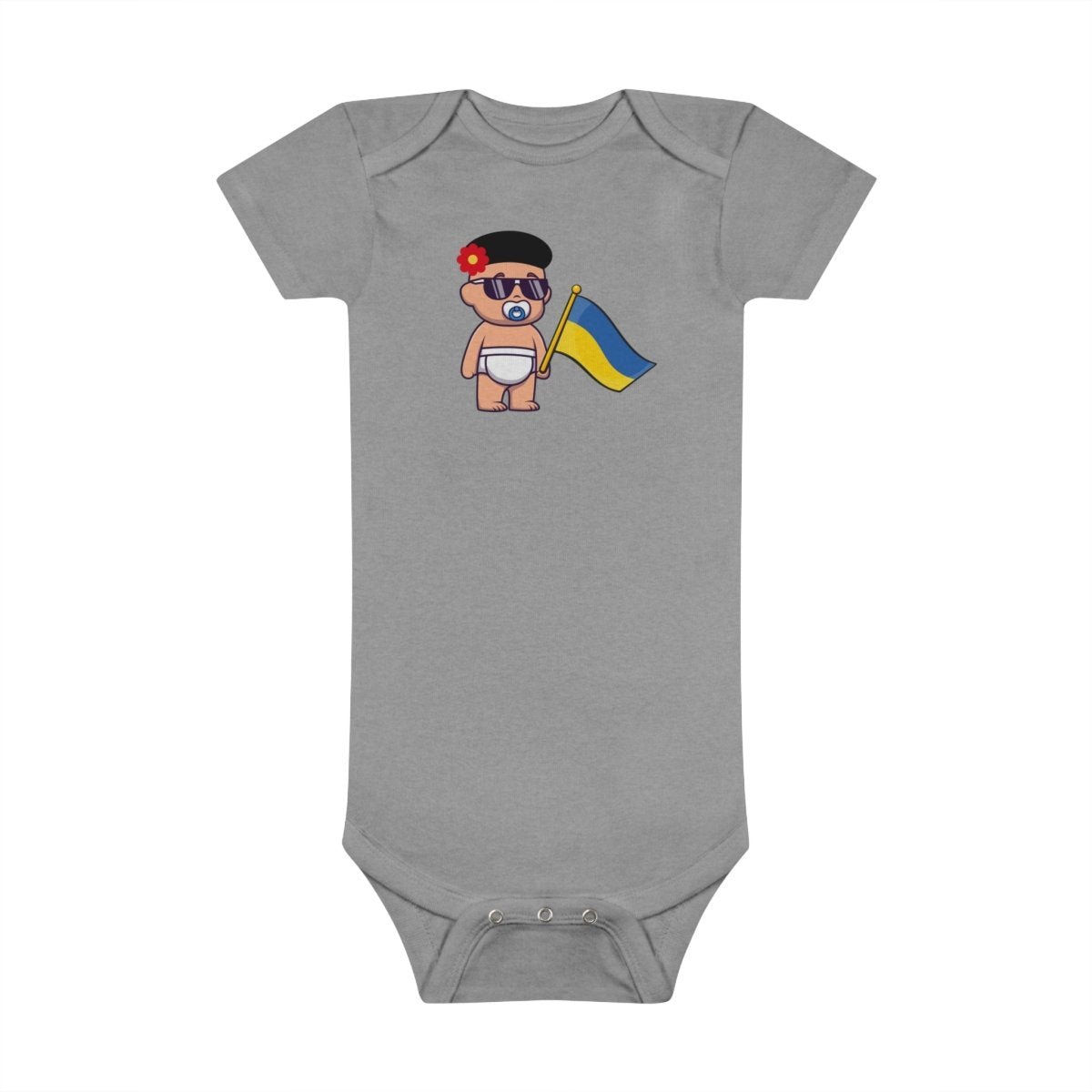 Baby Dmitro UKR Organic Bodysuit - Cultics