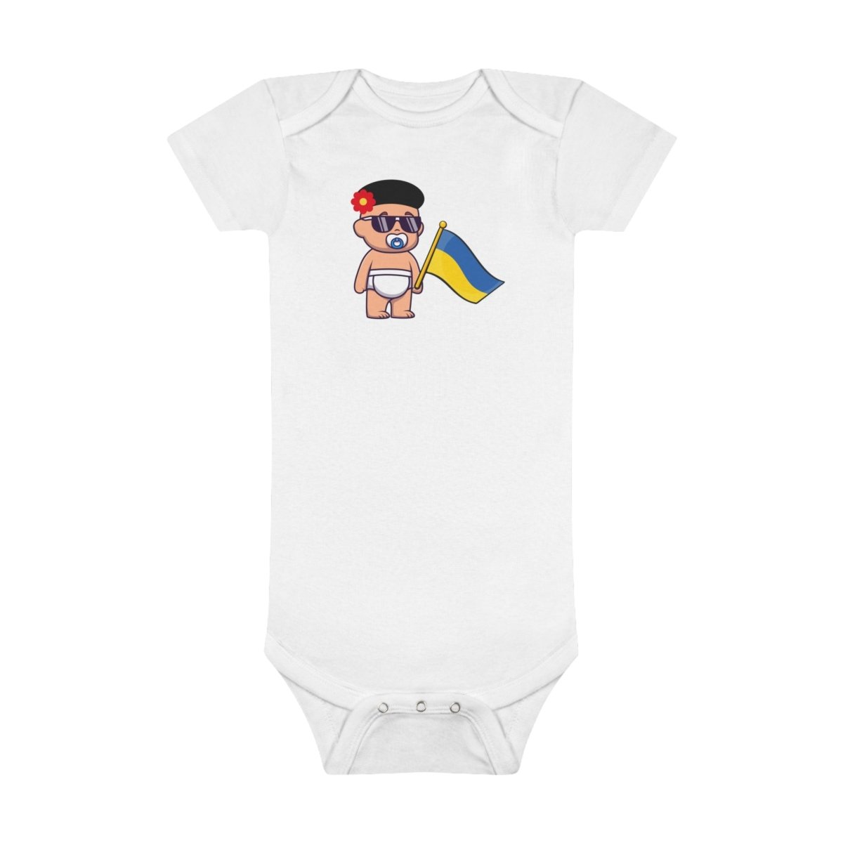 Baby Dmitro UKR Organic Bodysuit - Cultics