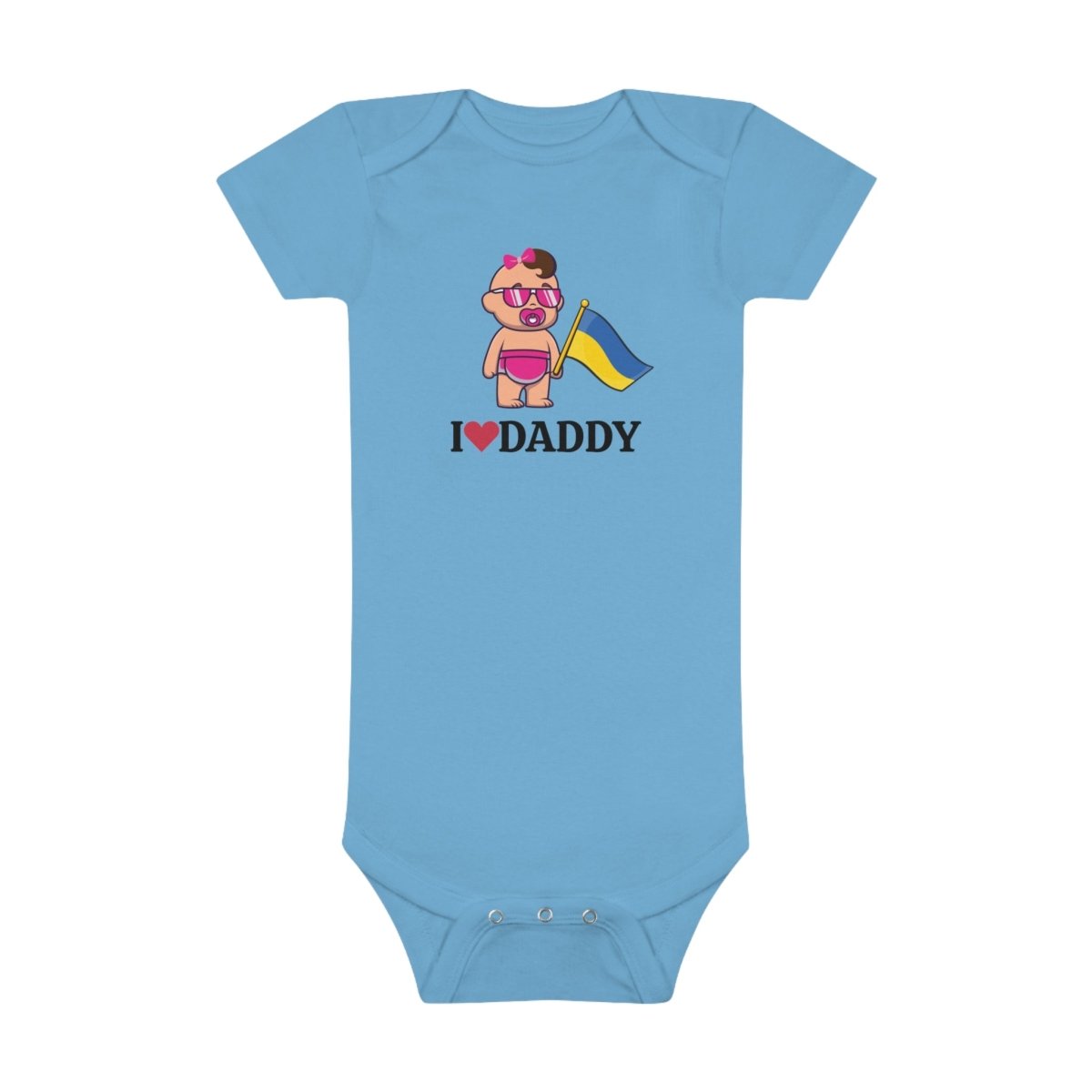 Baby Tetiana Daddy Organic Bodysuit - Cultics