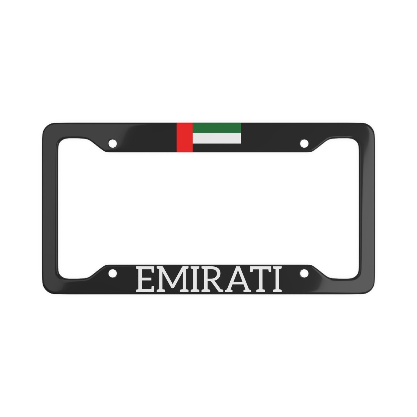 EMIRATI with flag License Plate Frame